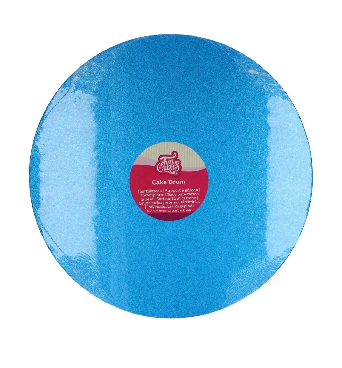 Funcakes Cake Drum blau 35 cm