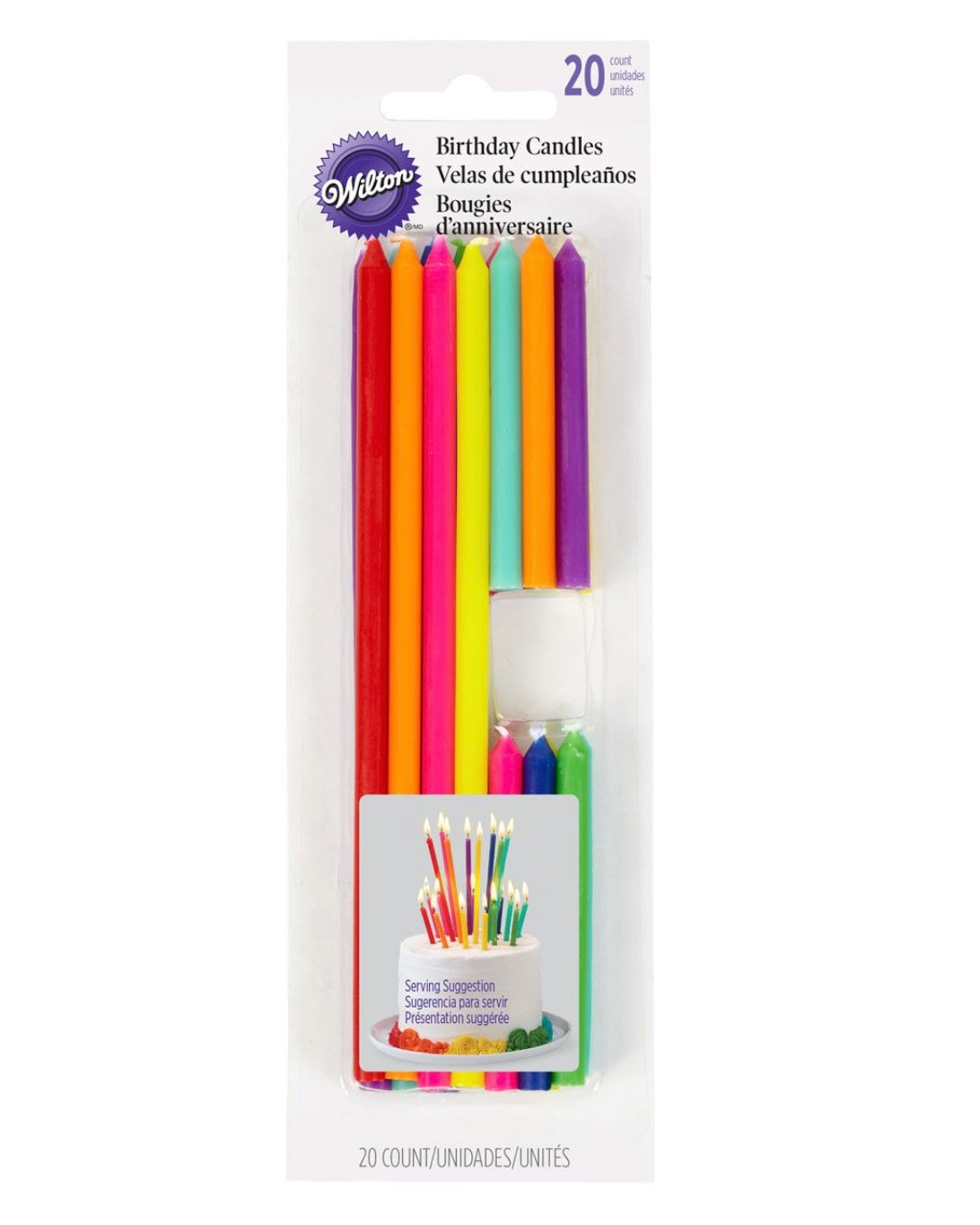 Wilton Birthday Candles Tall & Short
