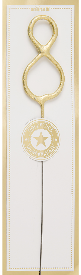 Wondercandle® classic Goldstück 8