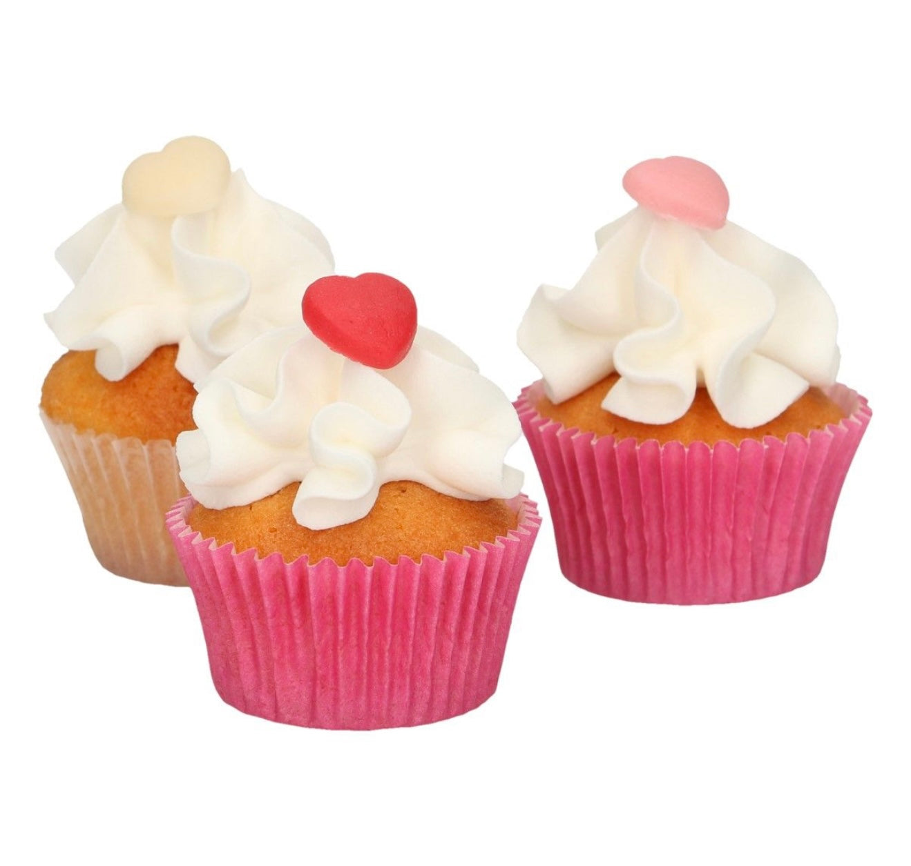 Funcakes kleine Zucker Herzen 30 Stk