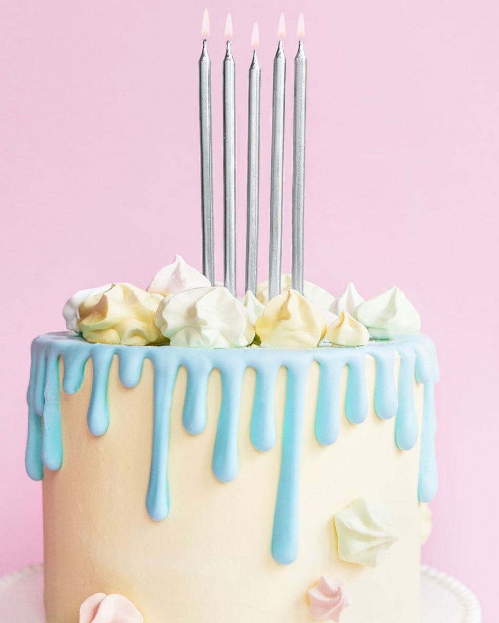 Kerzen silber 12,5 cm