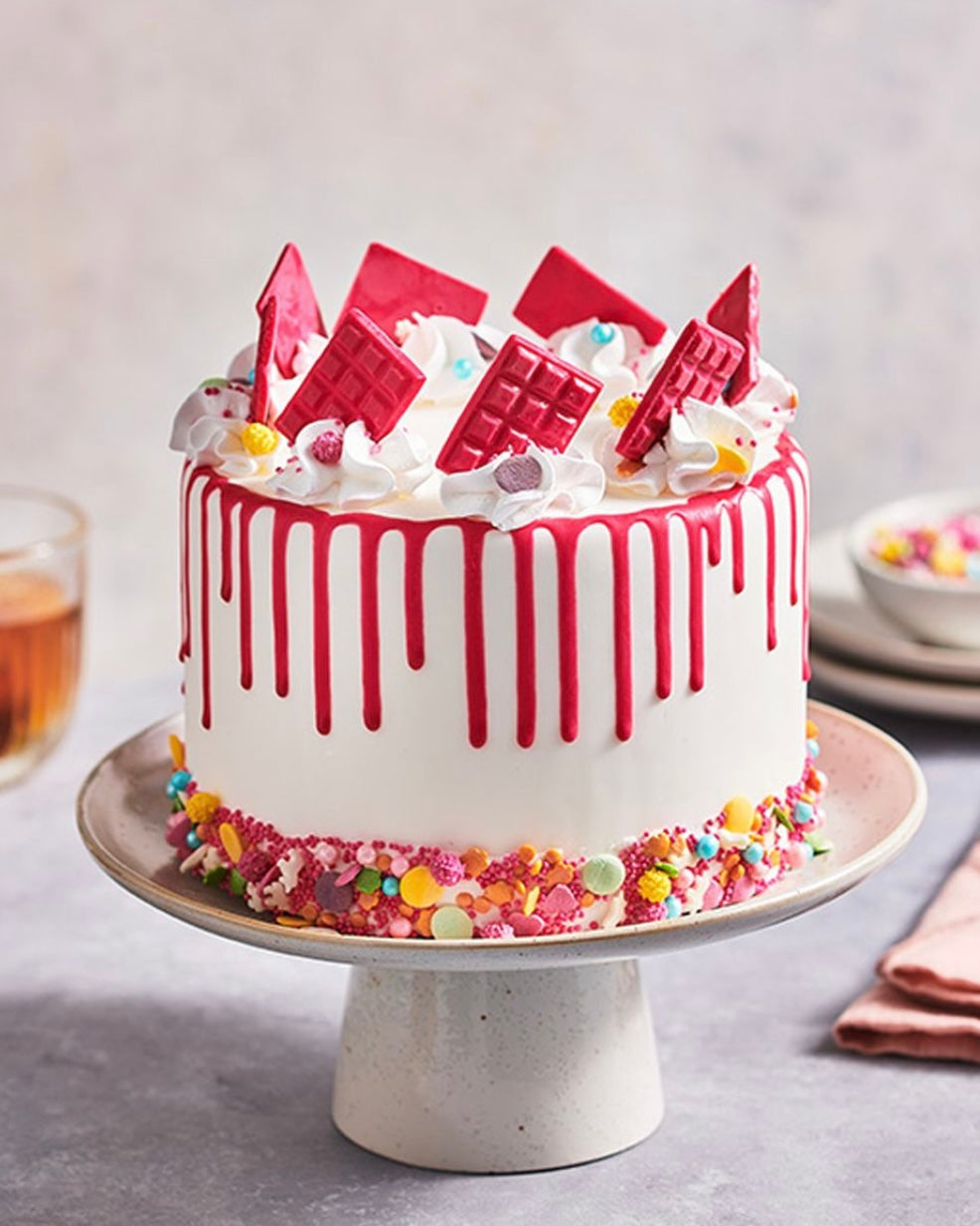 Funcakes Choco Drip Hot Pink