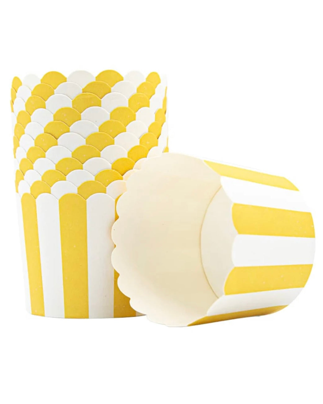 Back Förmchen Cups gestreift