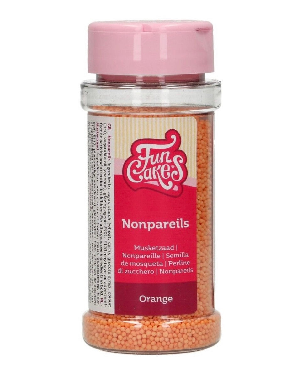 Funcakes Nonpareils orange 80 g