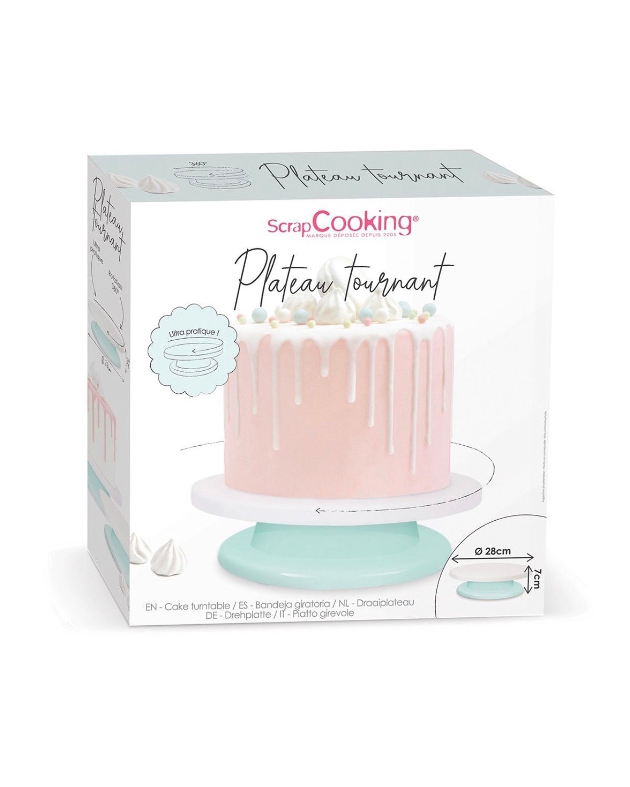 Scrapcooking Drehteller 28 cm