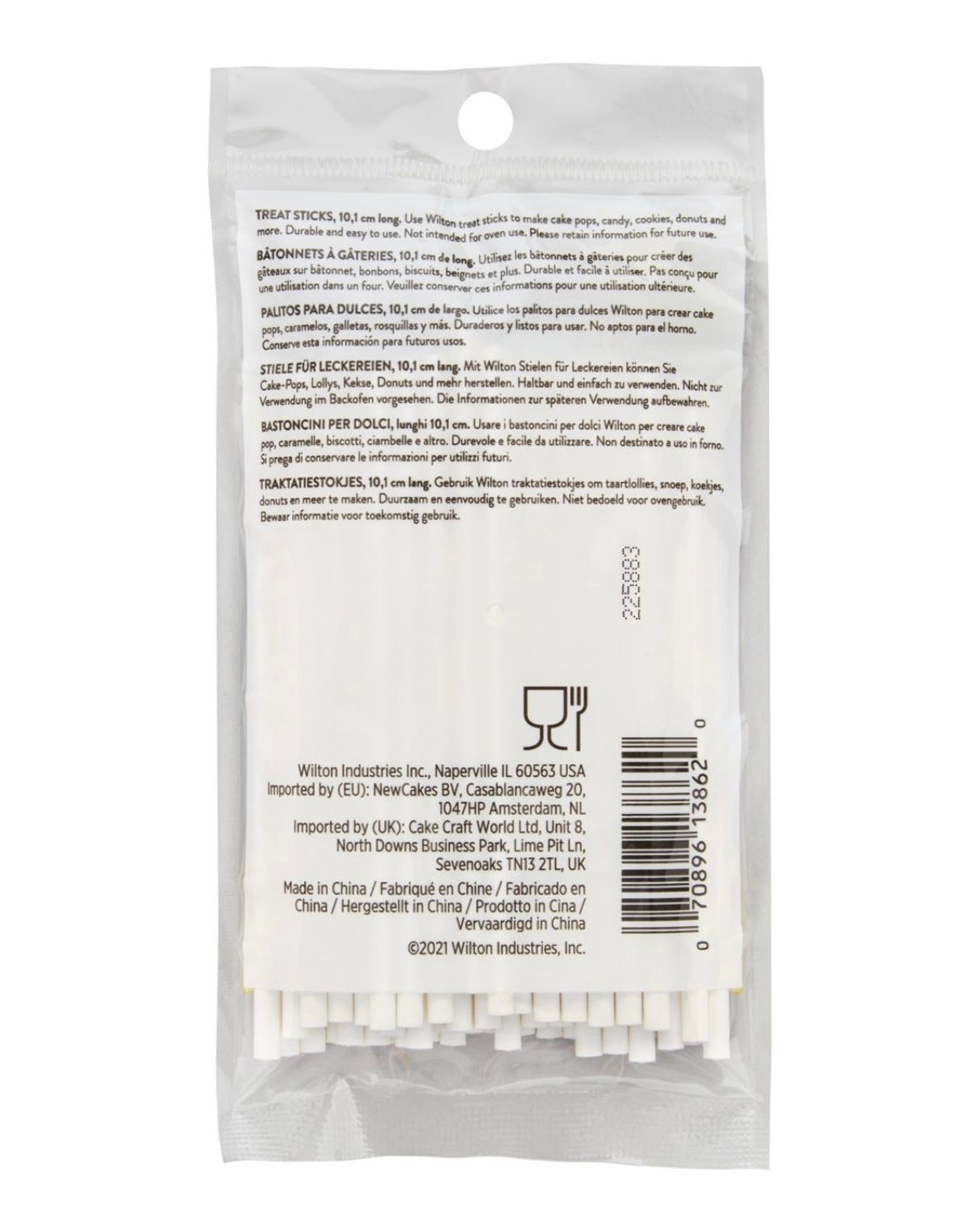 Wilton Lollipop / Cakepop Stiele 10 cm