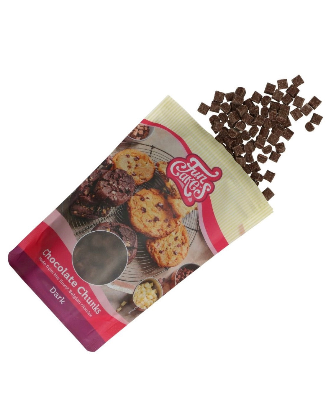 Funcakes Chocolate Chunks dark 350 g