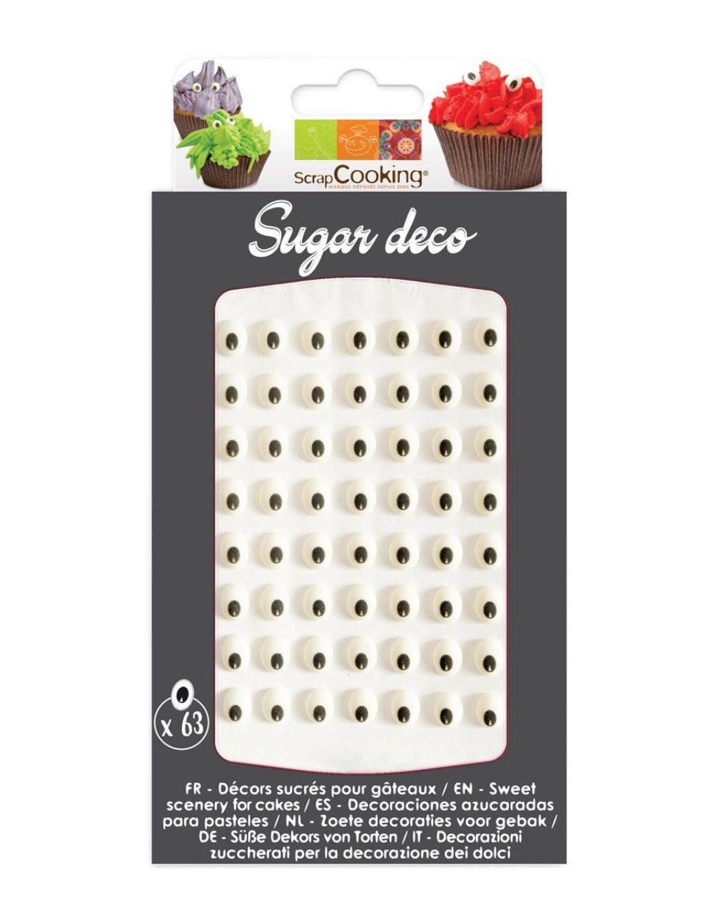 Scrapcooking Comic Zuckeraugen