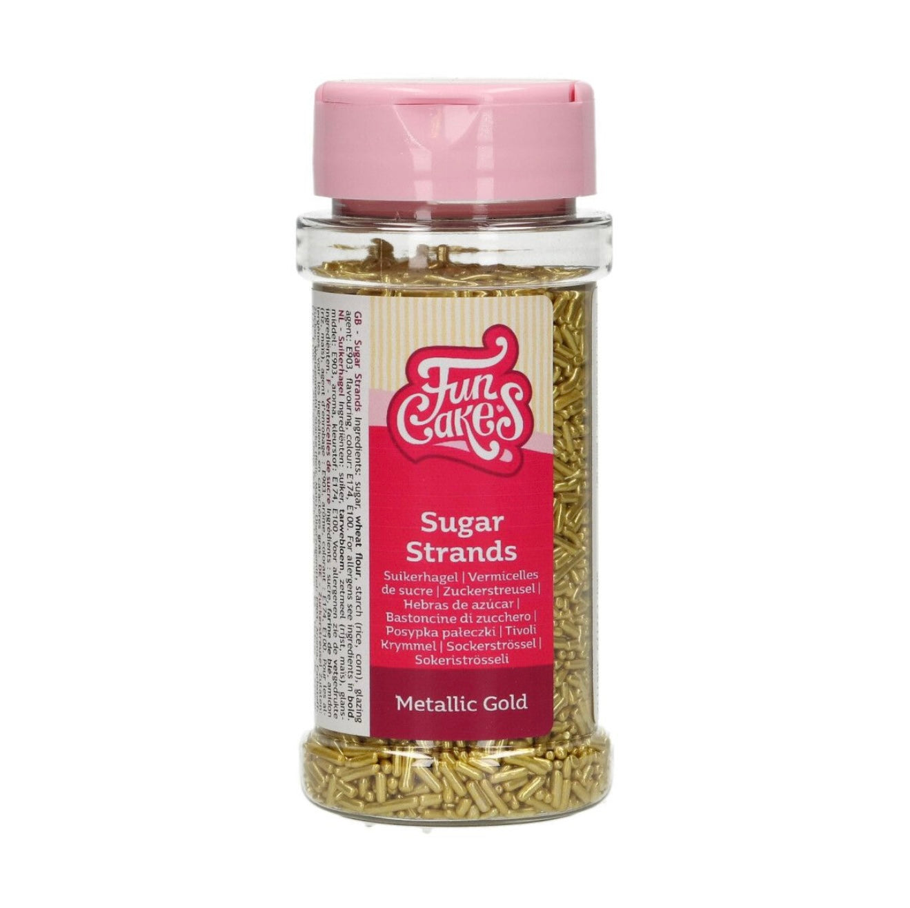 Funcakes Strands metallic gold 80 g