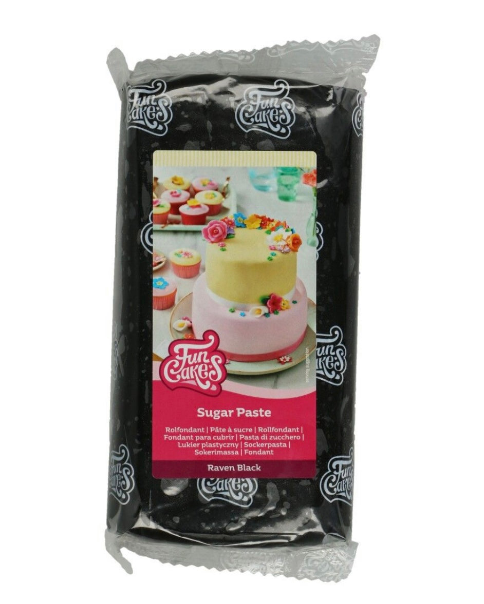 Funcakes Fondant schwarz 1 kg