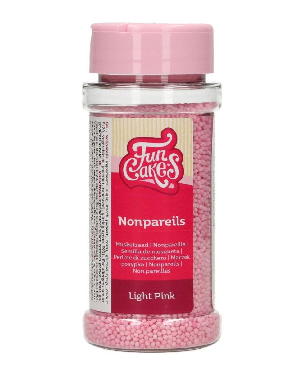 Funcakes Nonpareils rosa 80 g