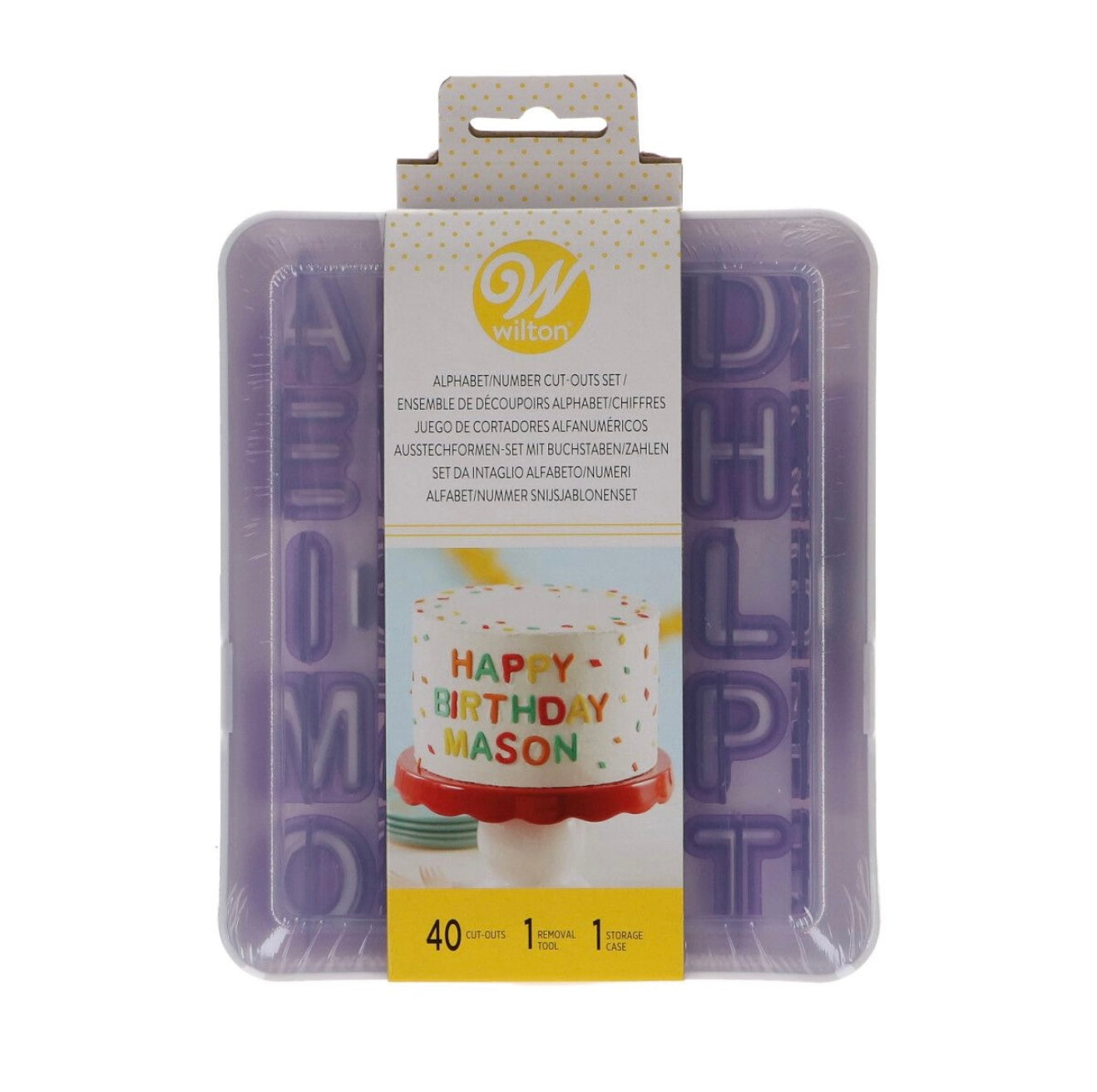 Wilton Ausstecher Alphabet & Zahlen Set