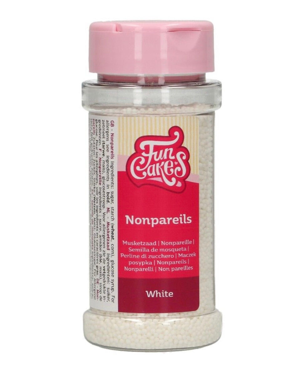 Funcakes Nonpareils weiss 80 g