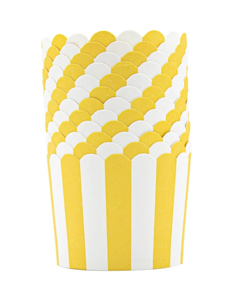 Back Förmchen Cups gestreift