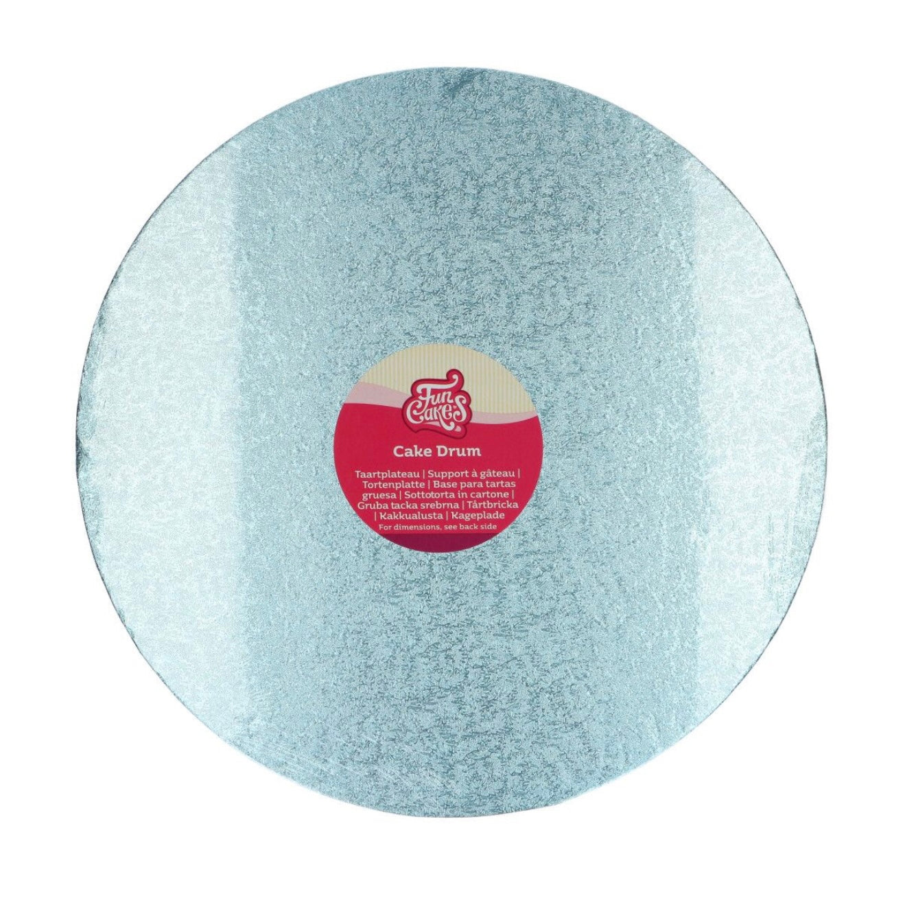 Funcakes Cake Drum hellblau 35 cm
