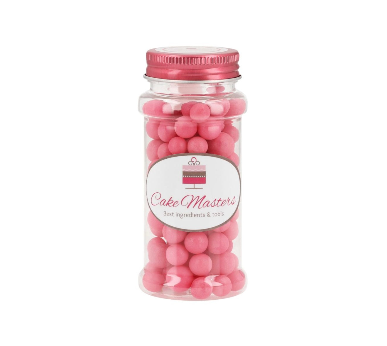 Cake Masters weiche Zuckerperlen rosa 10 mm 60 g