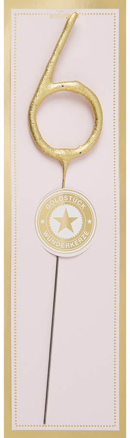Wondercandle® classic Goldstück 6