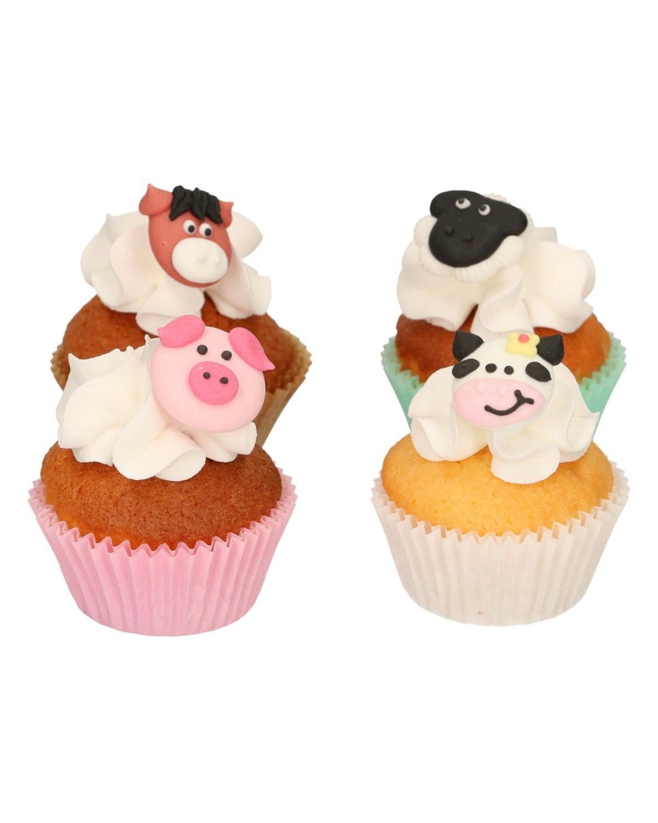 Funcakes Bauernhof Tiere 12 Stk