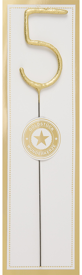 Wondercandle® classic Goldstück 5