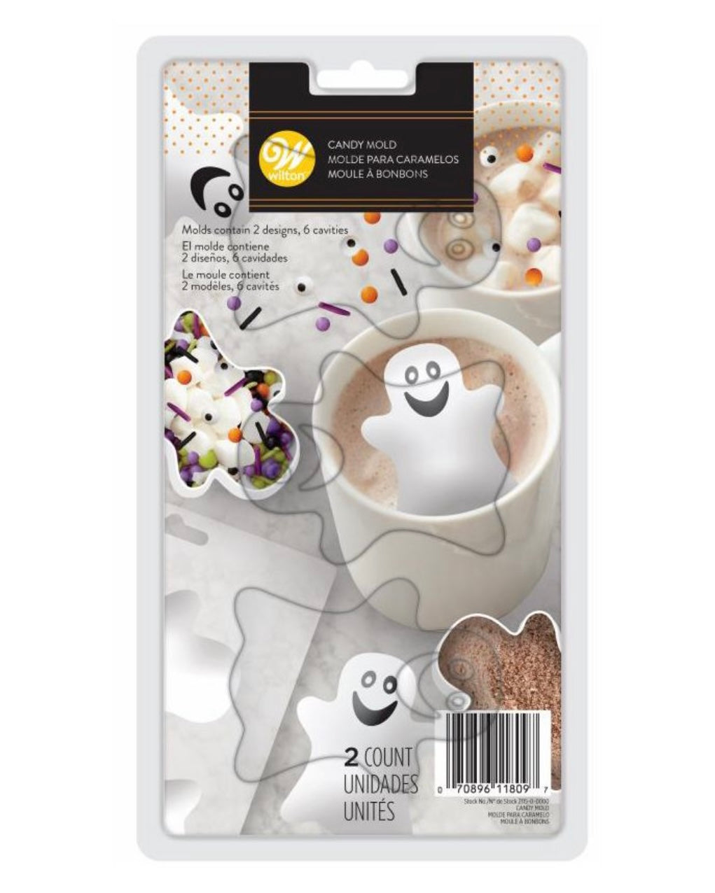 Wilton 3D Schokobombe Geist