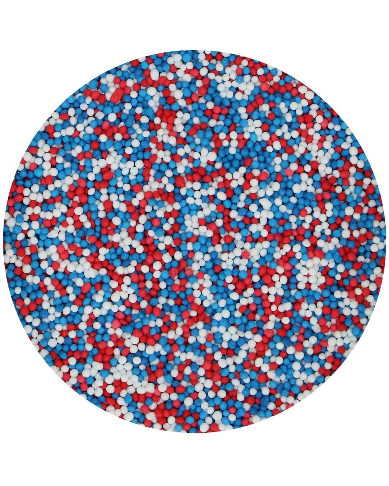 Funcakes Nonpareils rot-weiß-blau 80 g