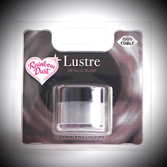 RD essbarer Glanzpuder Metallic Silber 3 g