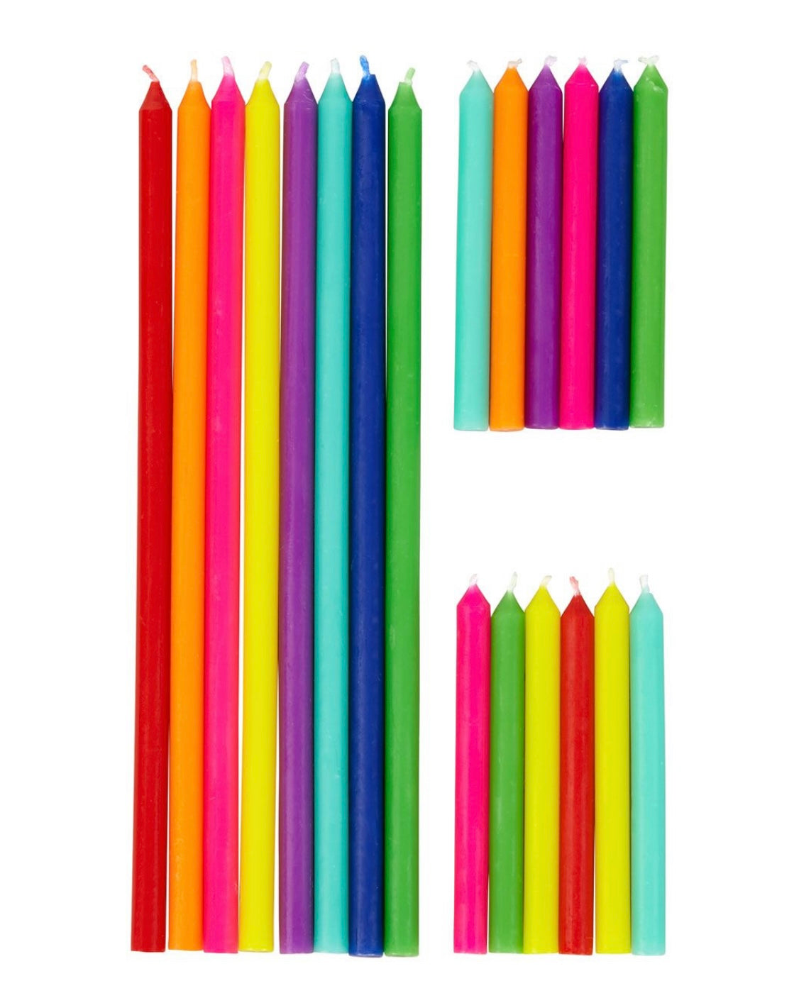 Wilton Birthday Candles Tall & Short