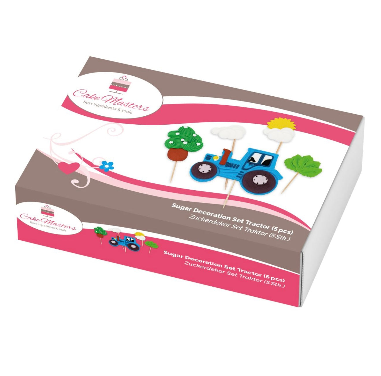 Cake Masters Zuckerdekor Set Traktor 5-teilig