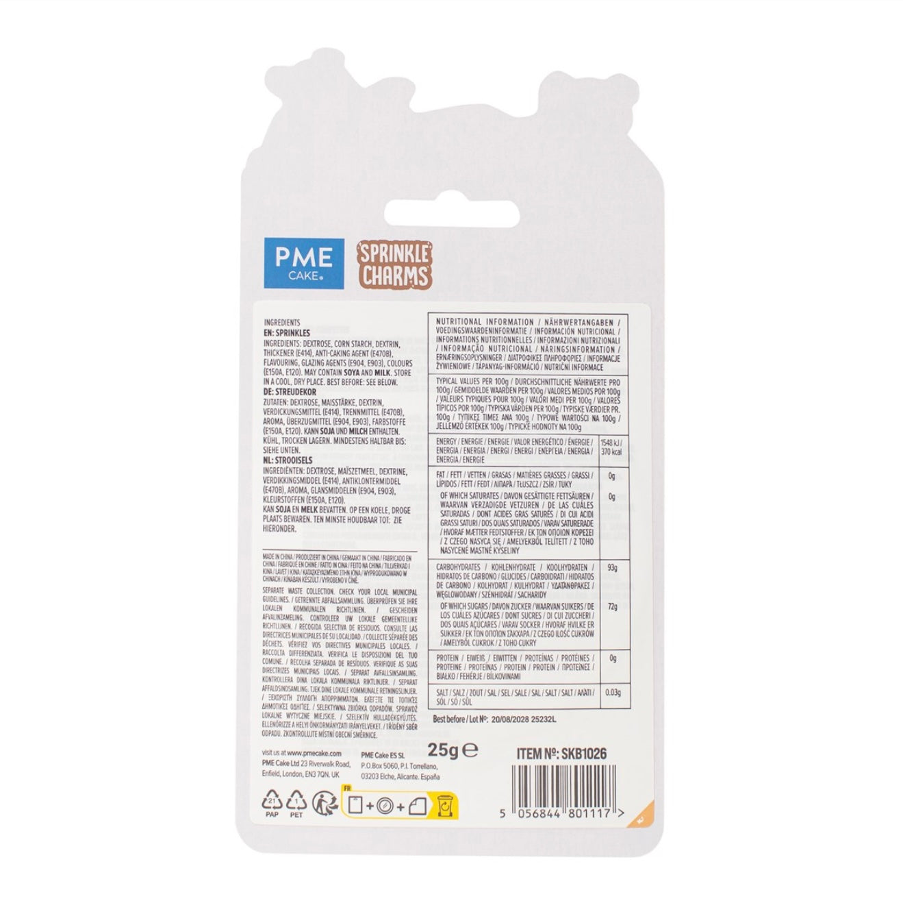 PME Teddybären Streusel 25 g
