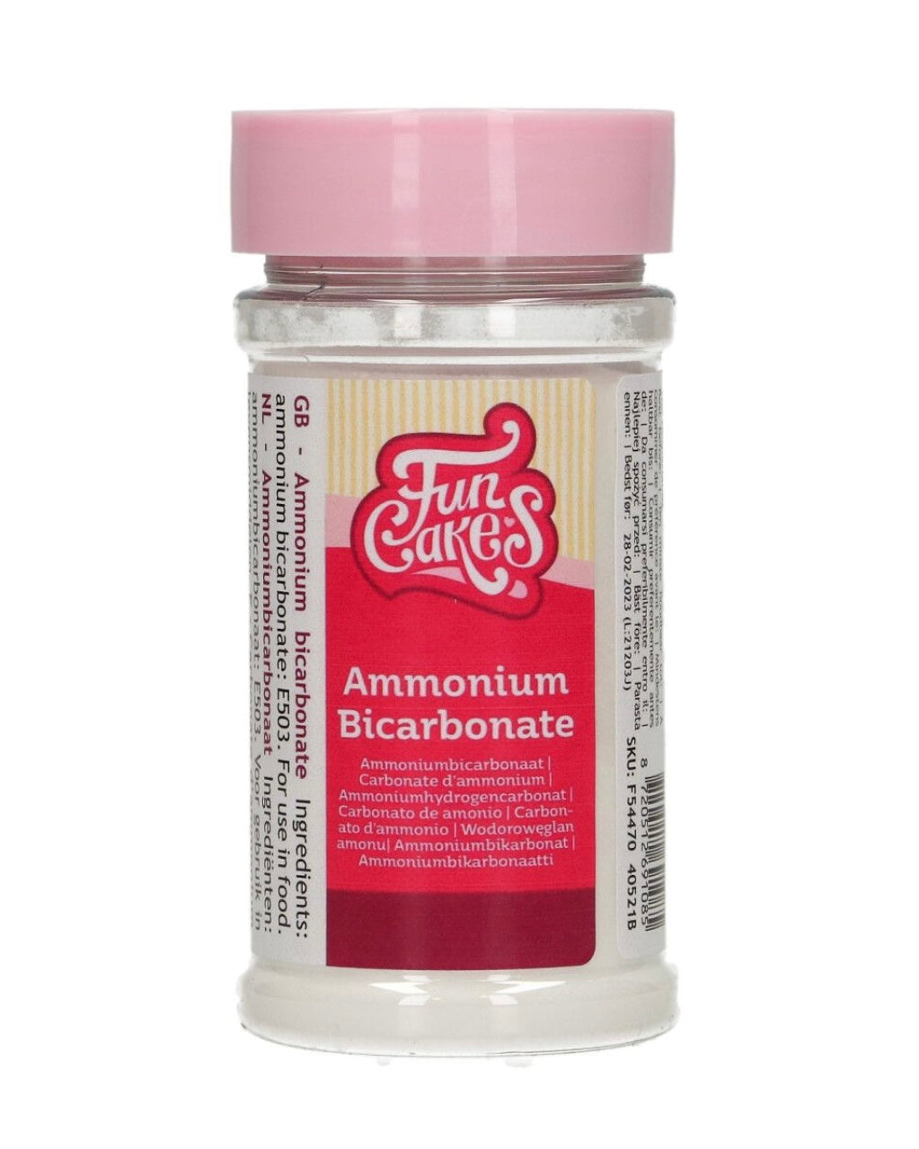 Funcakes Ammoniumhydrogencarbonat 80 g