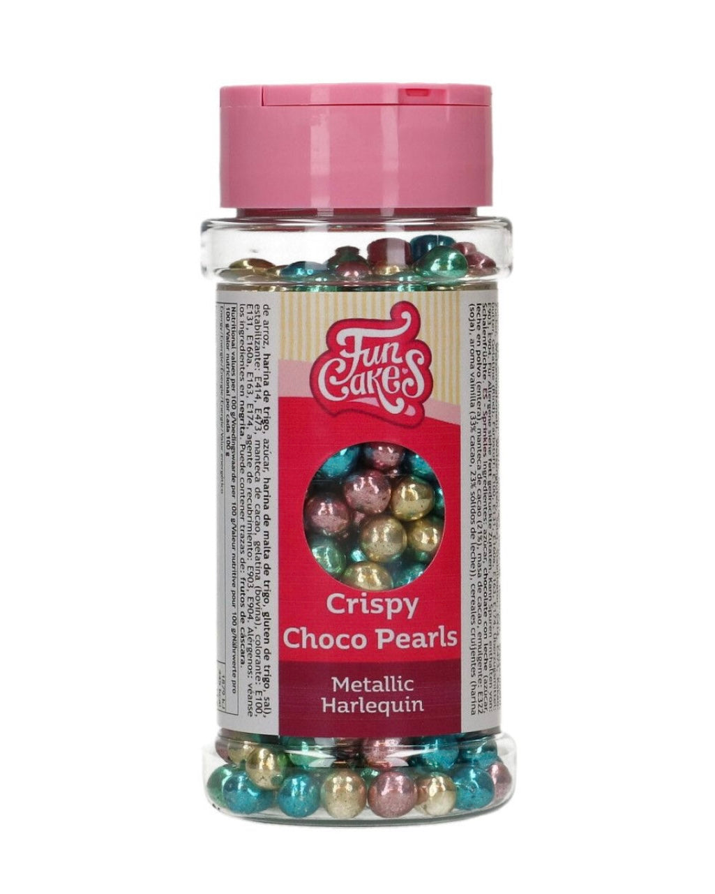Funcakes Choco Crispy Balls Metallic Harlequinn 60 g