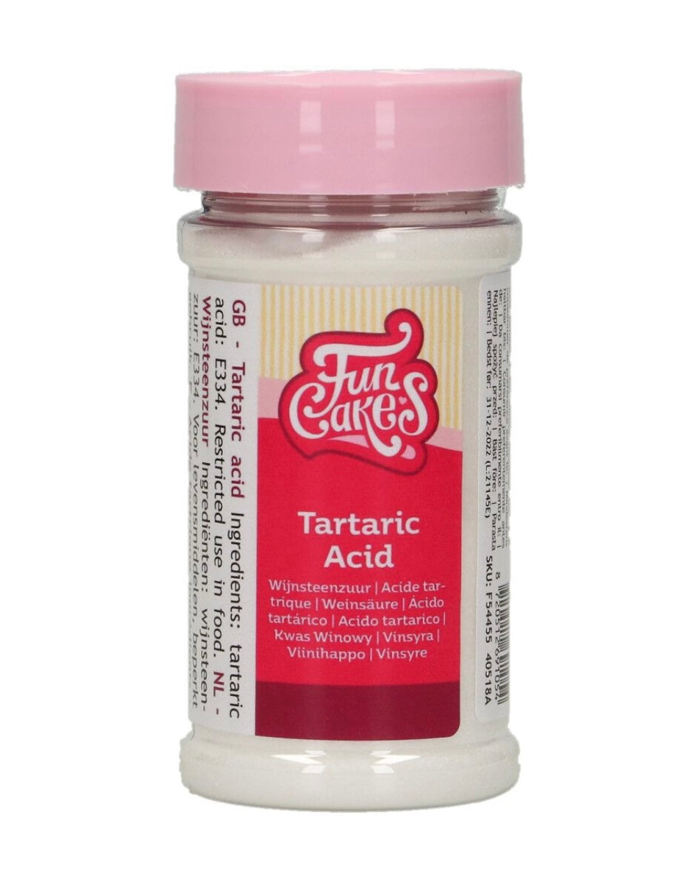 Funcakes Weinsäure Tartaric Acid 100g