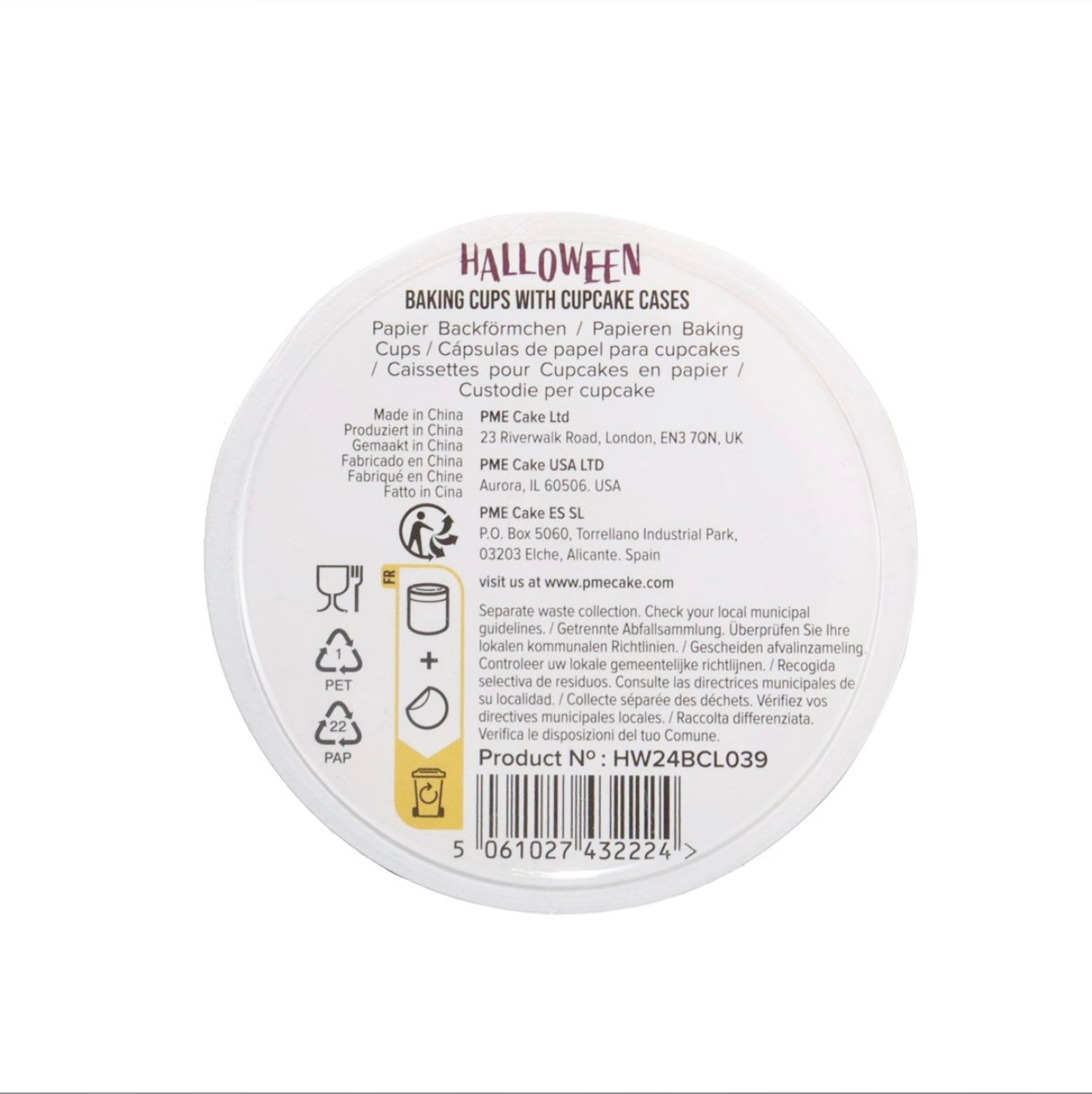 PME Halloween Cupcake Förmchen „Tropfendes Blut“