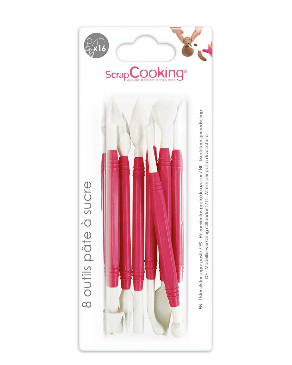 Scrapcooking Modellierwerkzeug Set 8 Stk