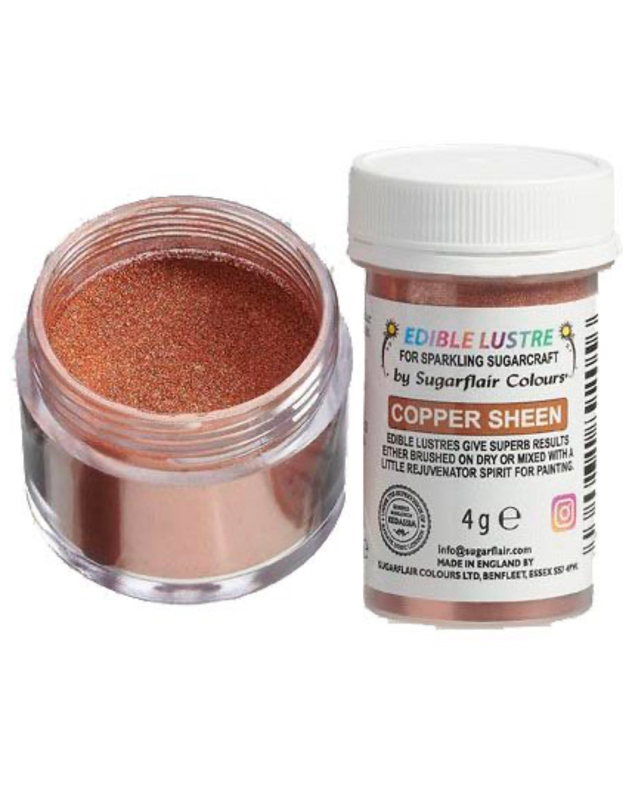 Sugarflair Edible Lustre Copper / Kupfer