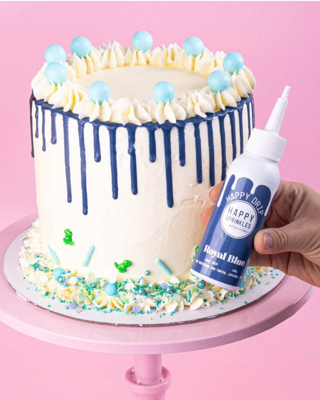 Happy Sprinkles Happy Drip Royal Blue 130 g