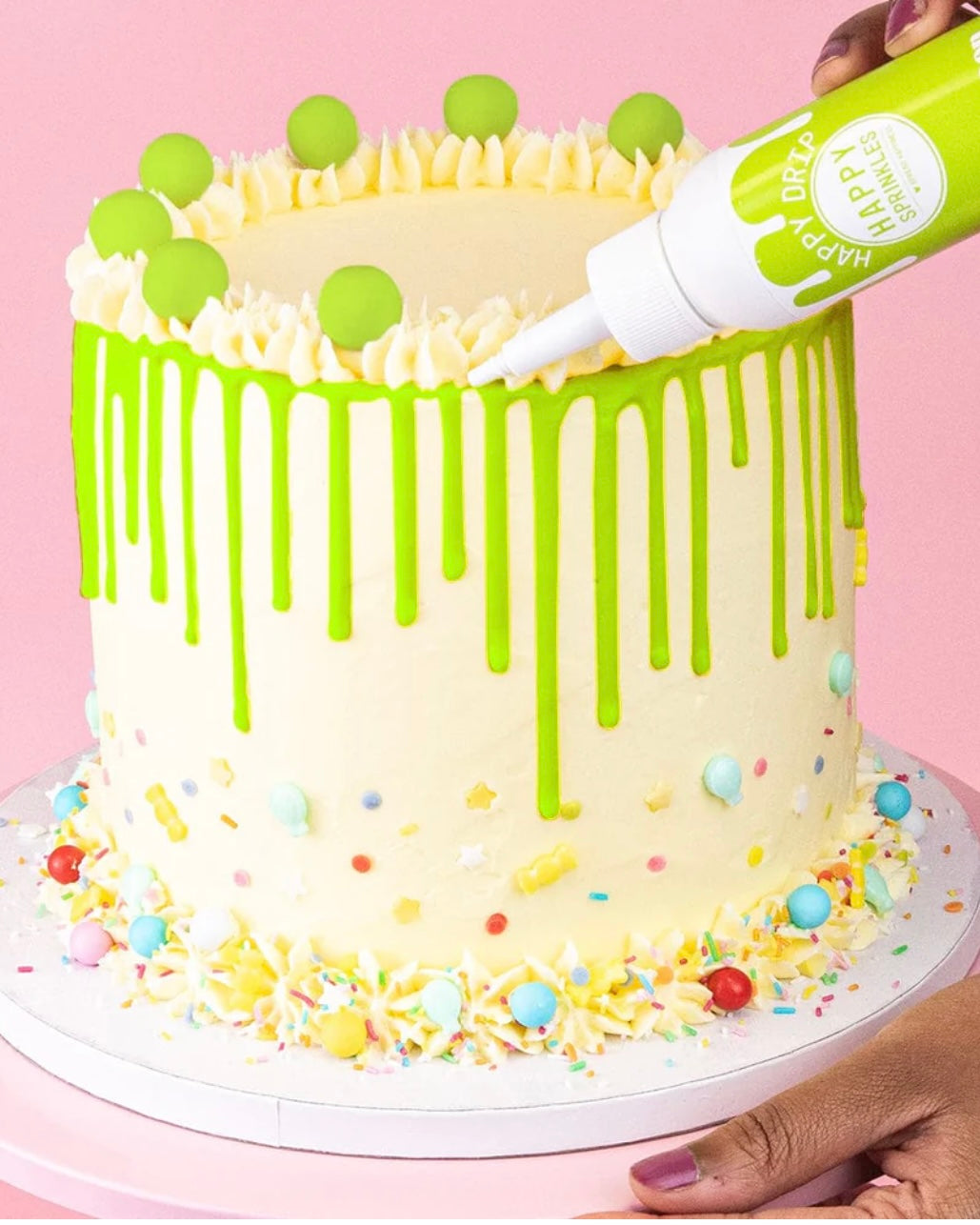 Happy Sprinkles Happy Drip Lime Green 130 g
