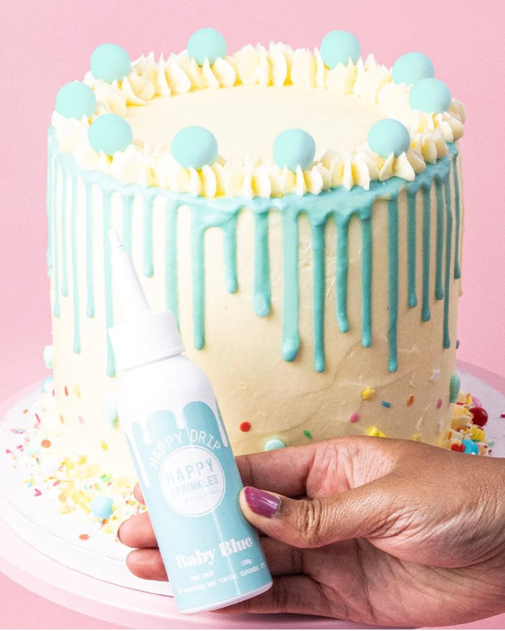 Happy Sprinkles Happy Drip Baby Blue 130 g