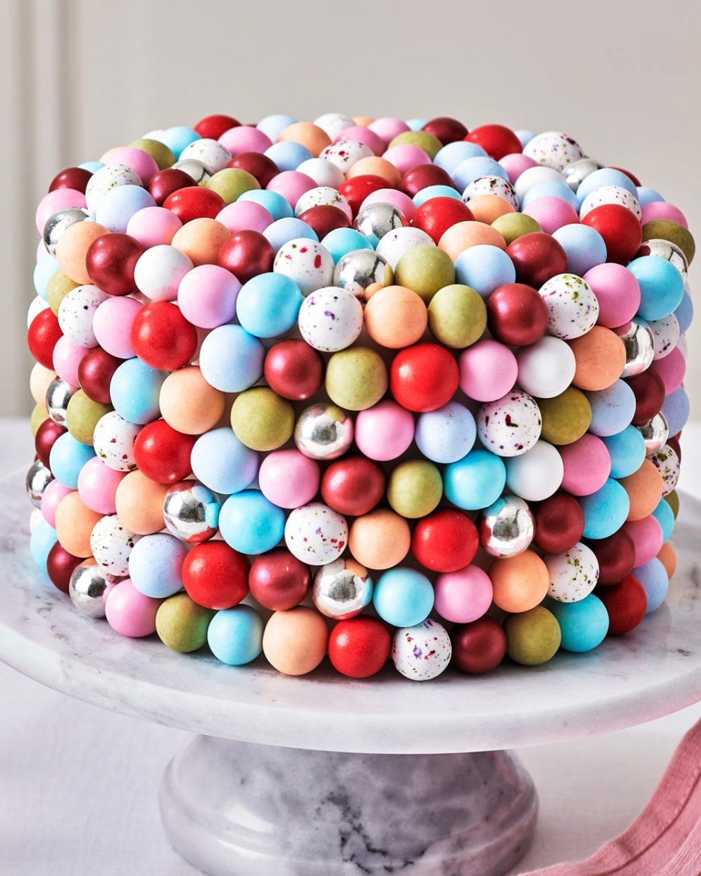 Funcakes Choco Crispy Balls Metallic Silver 130 g