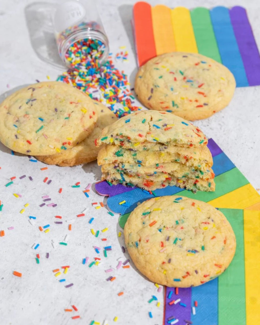 Happy Sprinkles Funfetti Bakeable Strands vegan 90 g