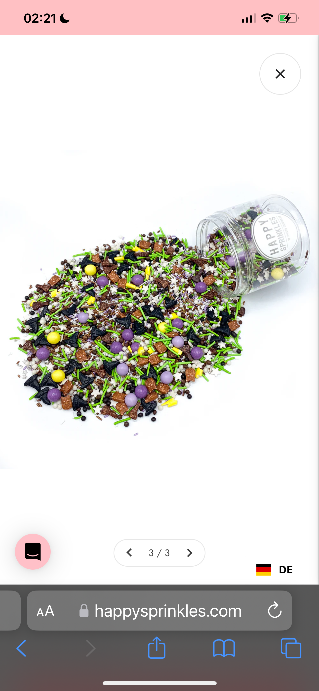 Happy Sprinkles Witches & Wizards 90 g