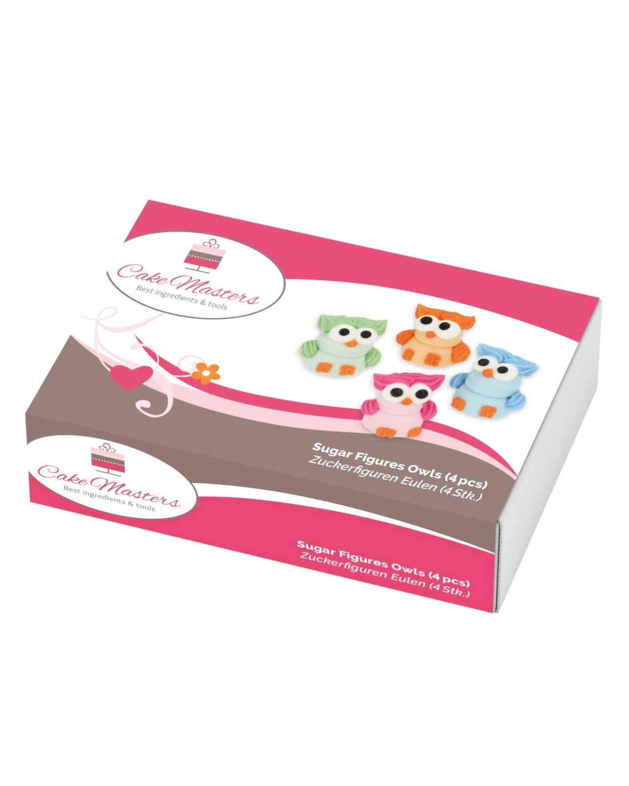 Cake-Masters Eulen 3D Zucker 4 Stk