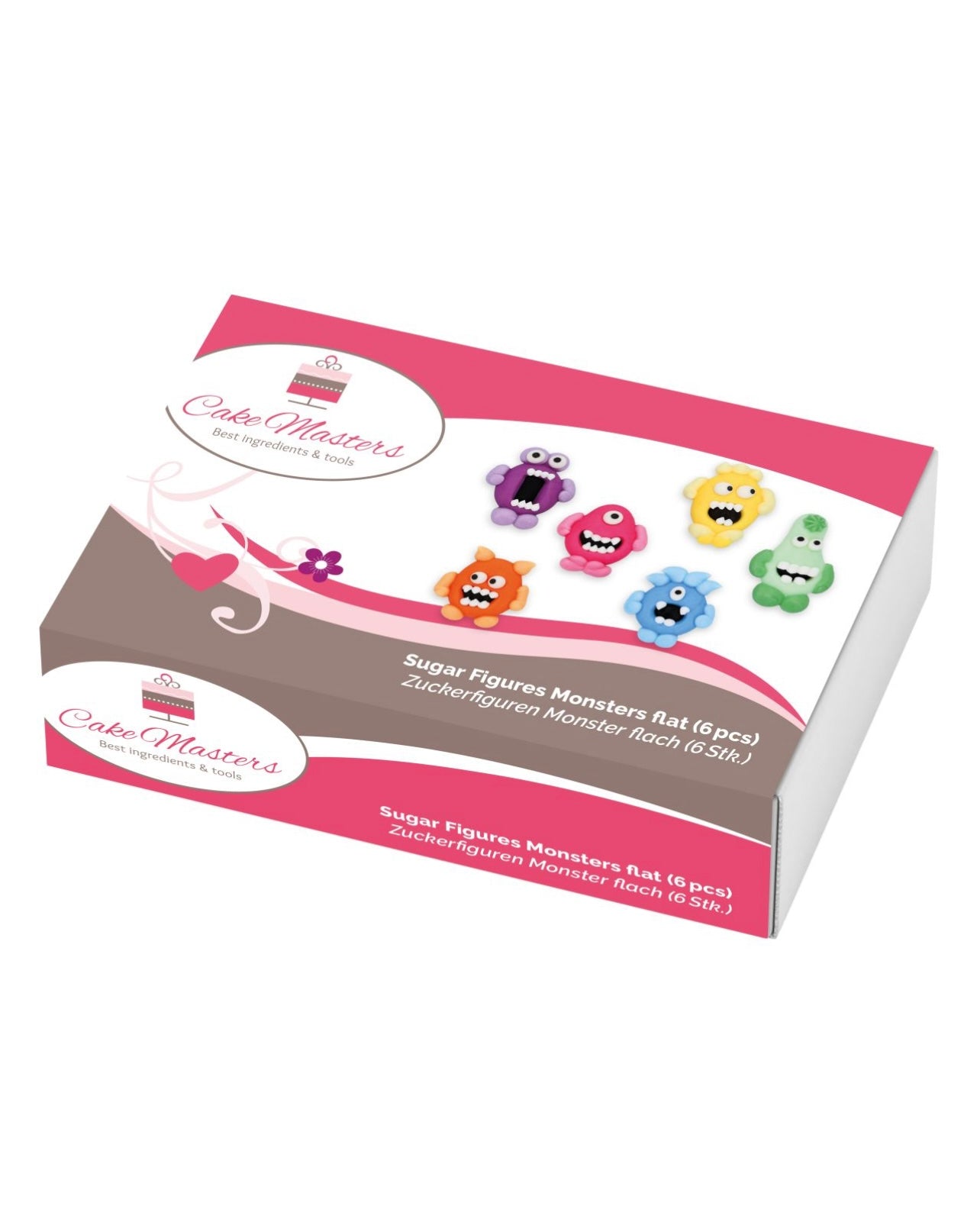 Cake-Masters Monster flach Zucker 6 Stk