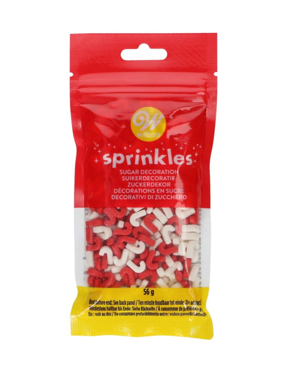 Wilton Candy Cane 3 D Sprinkle Mix 56 g