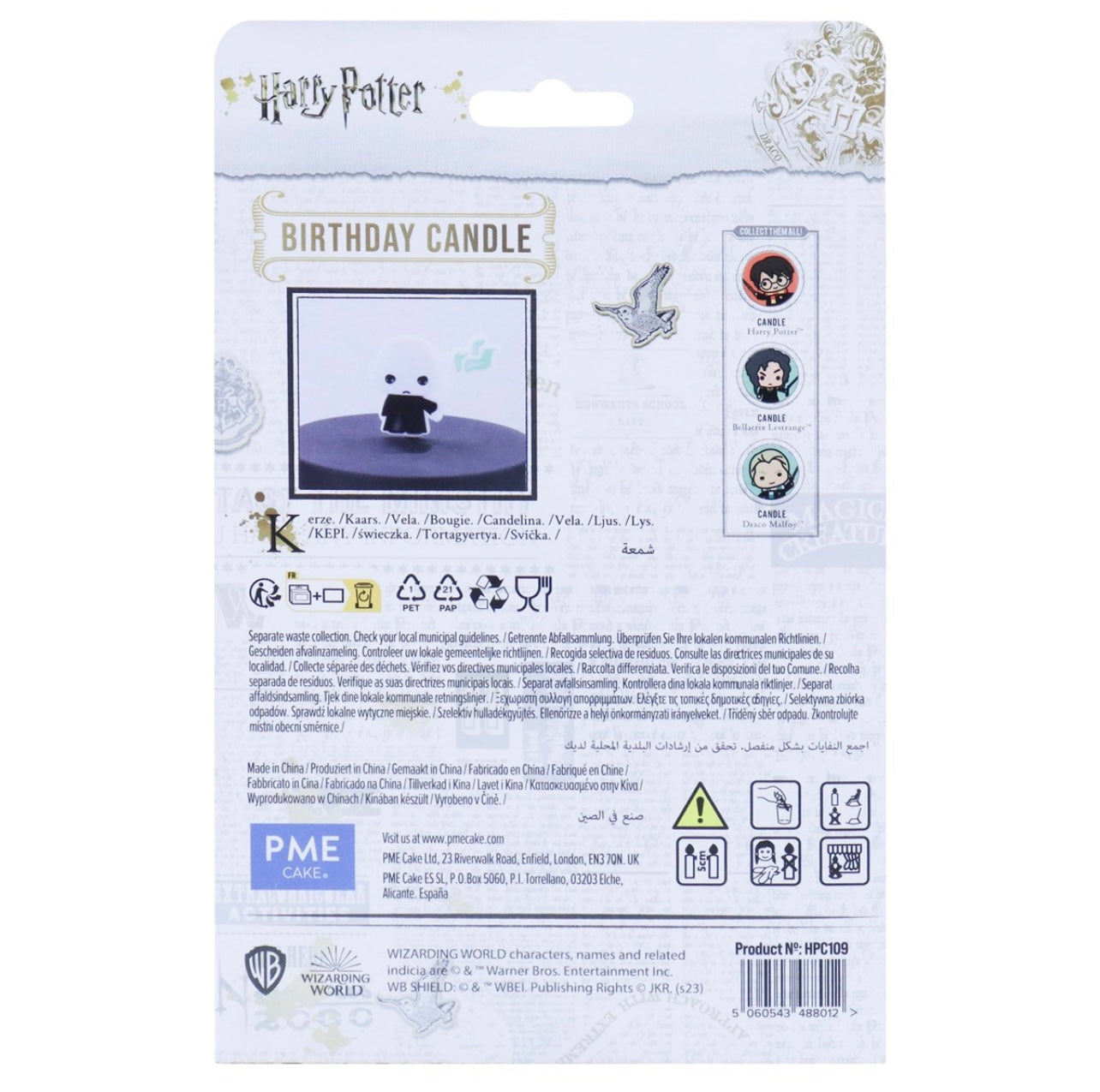 PME Harry Potter Kerze Lord Voldemort