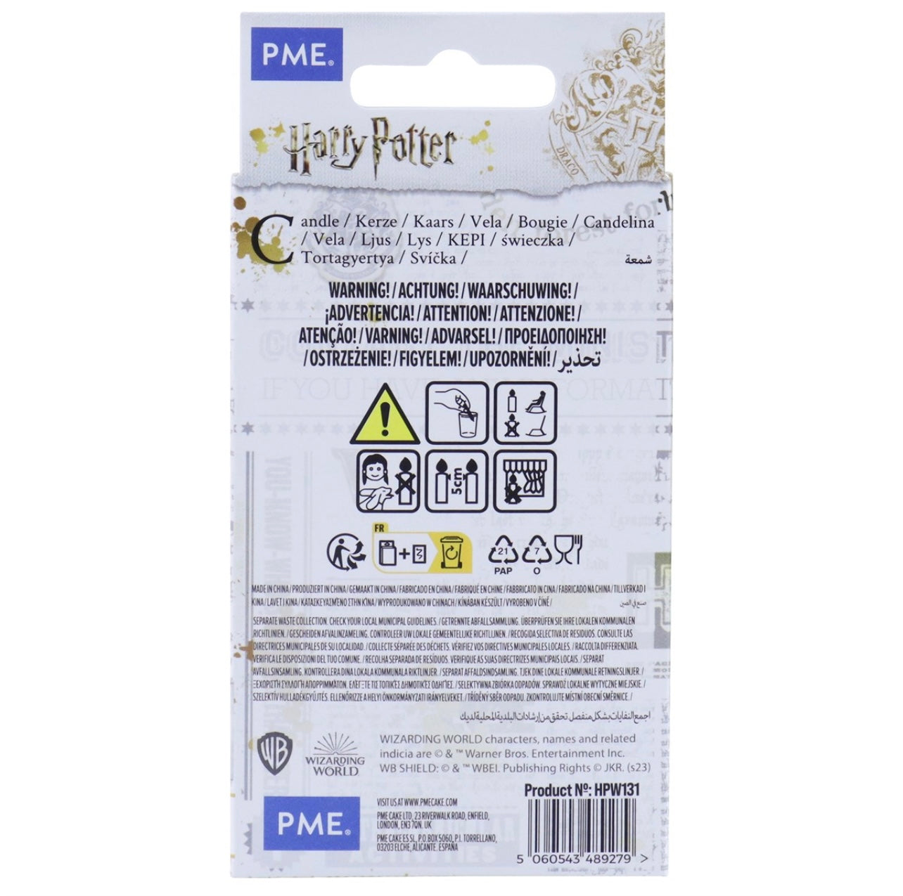 PME Harry Potter Kerze Zahlenkerze 1