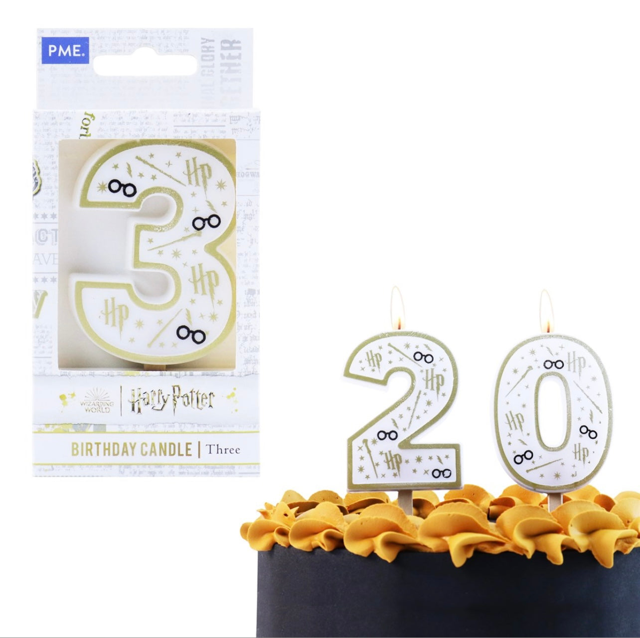PME Harry Potter Kerze Zahlenkerze 3