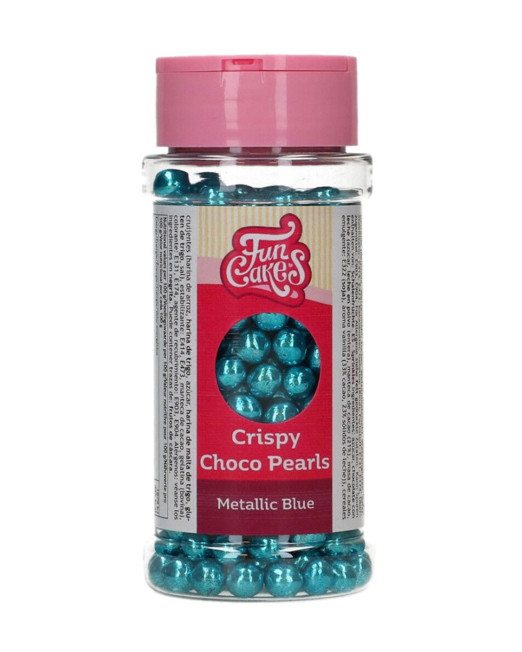 Funcakes Choco Crispy Balls Metallic Blue 60 g
