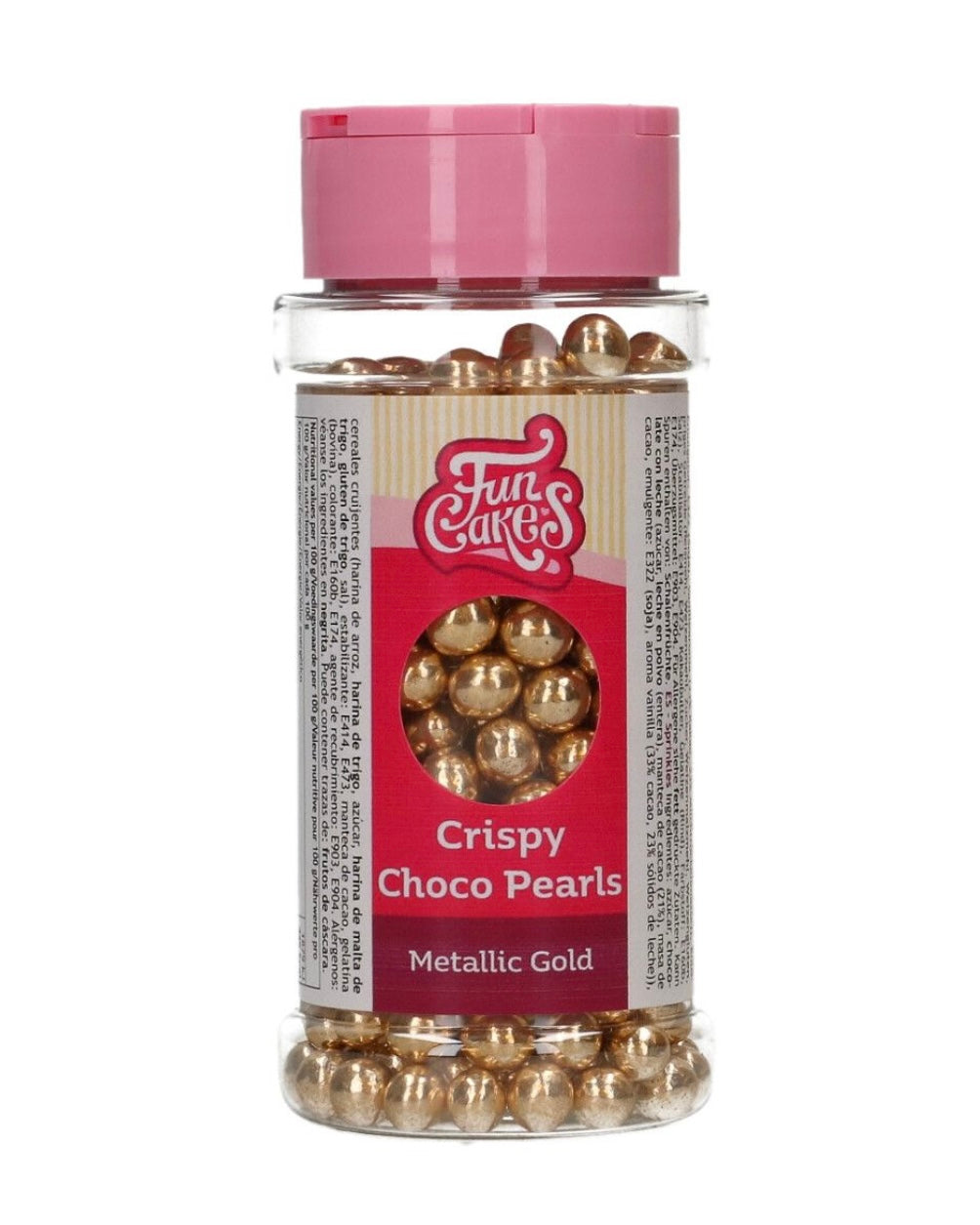 Funcakes Choco Crispy Balls Metallic Gold 60 g