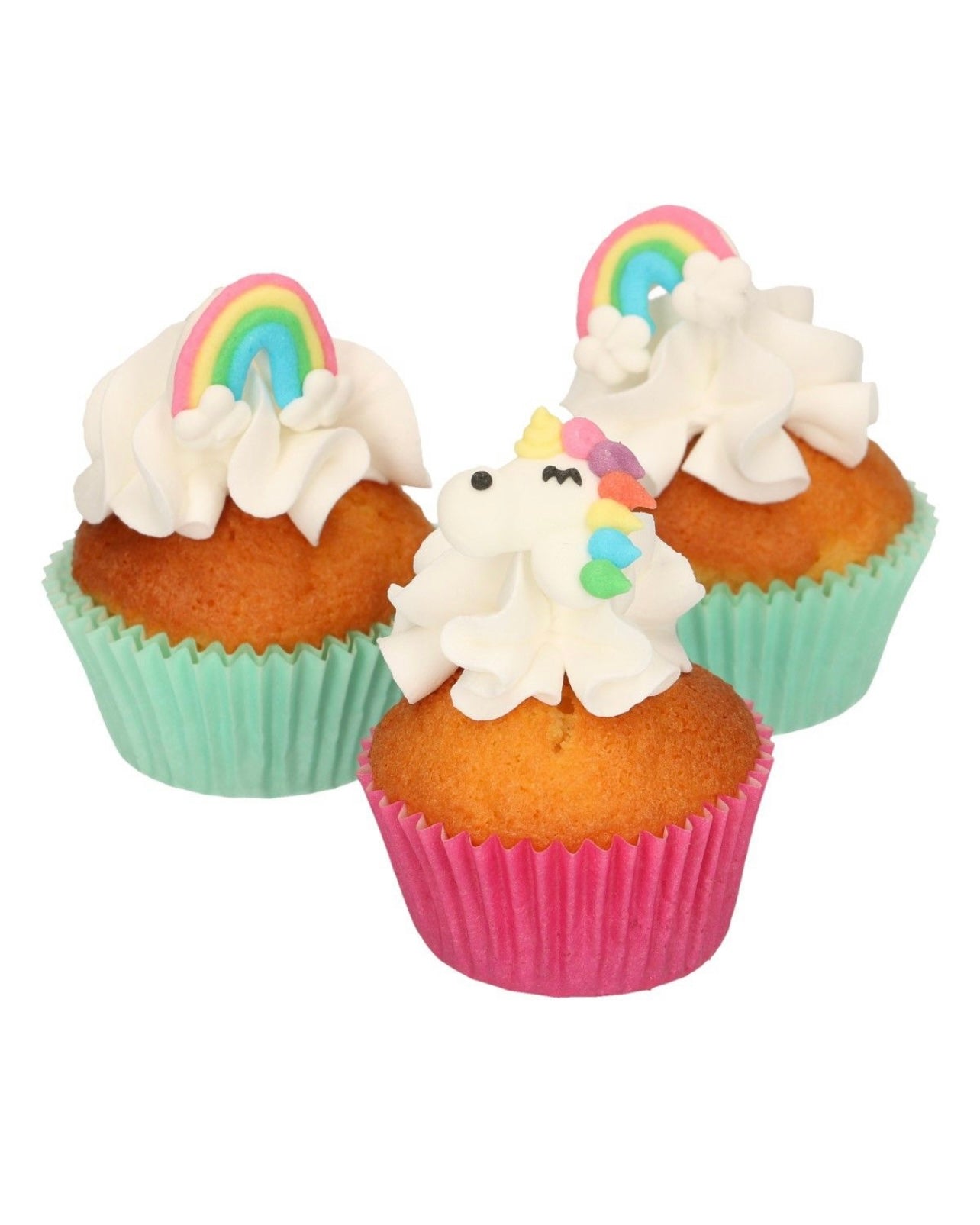 Funcakes Einhorn & Regenbogen 12 Stk